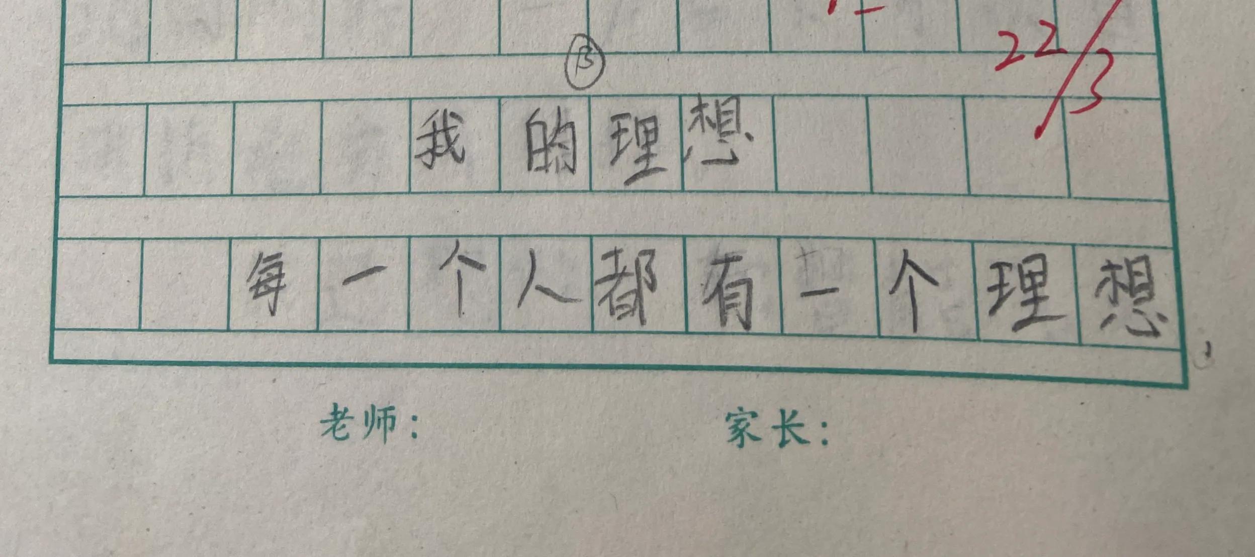 <b>我的理想（小学作文成长记）二年级</b>