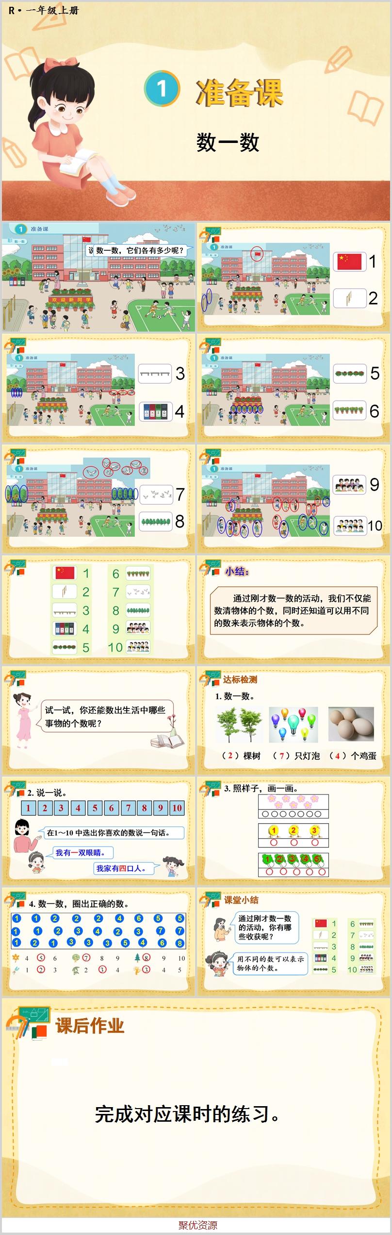 <b>小学一年级数学课件推荐（数学精品课件教案整理分享）</b>